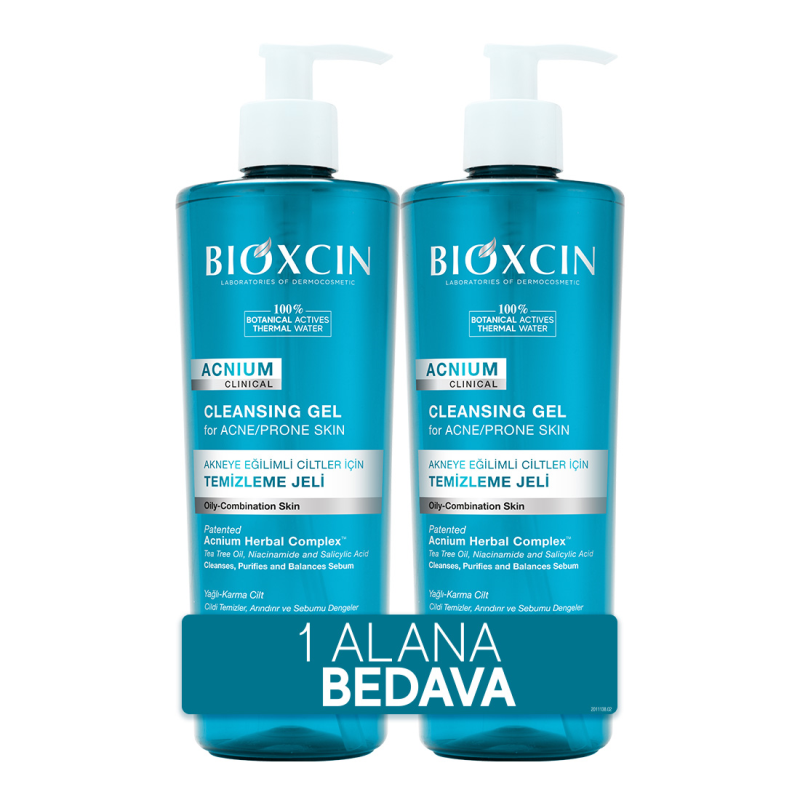 Bioxcin Acnium Jel 500 ml 1+1 Hediyeli