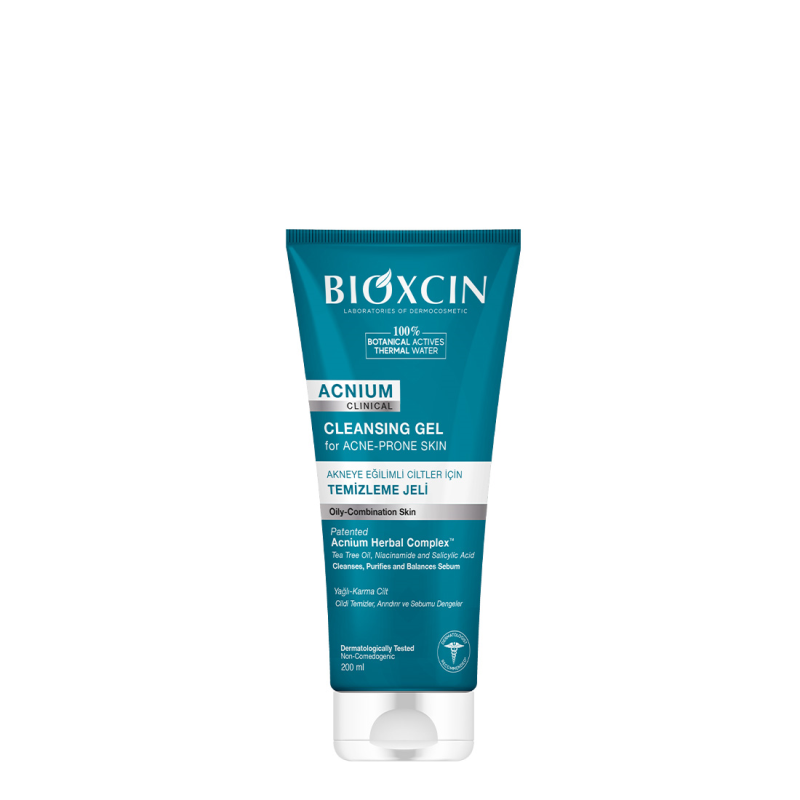 Bioxcin Acnium Yüz Yıkama Jeli Sebium Dengeleyici 200 ml