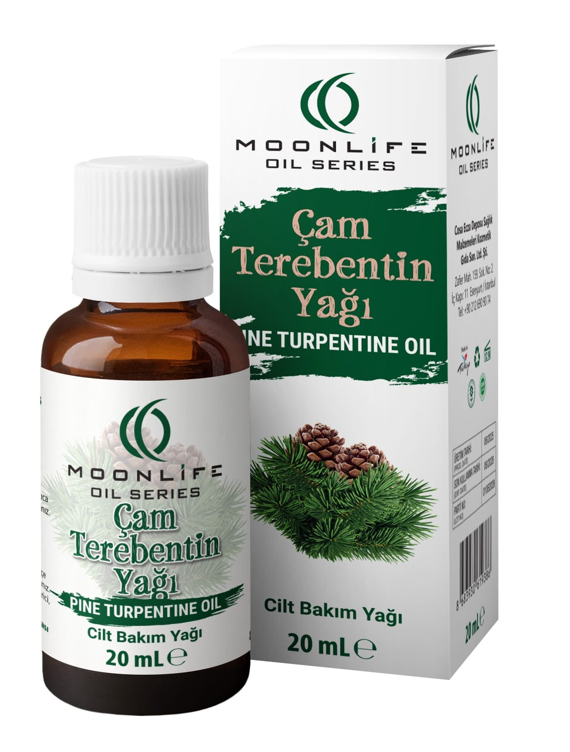 Moonlife Çam Terebentin Yağı 20 ml
