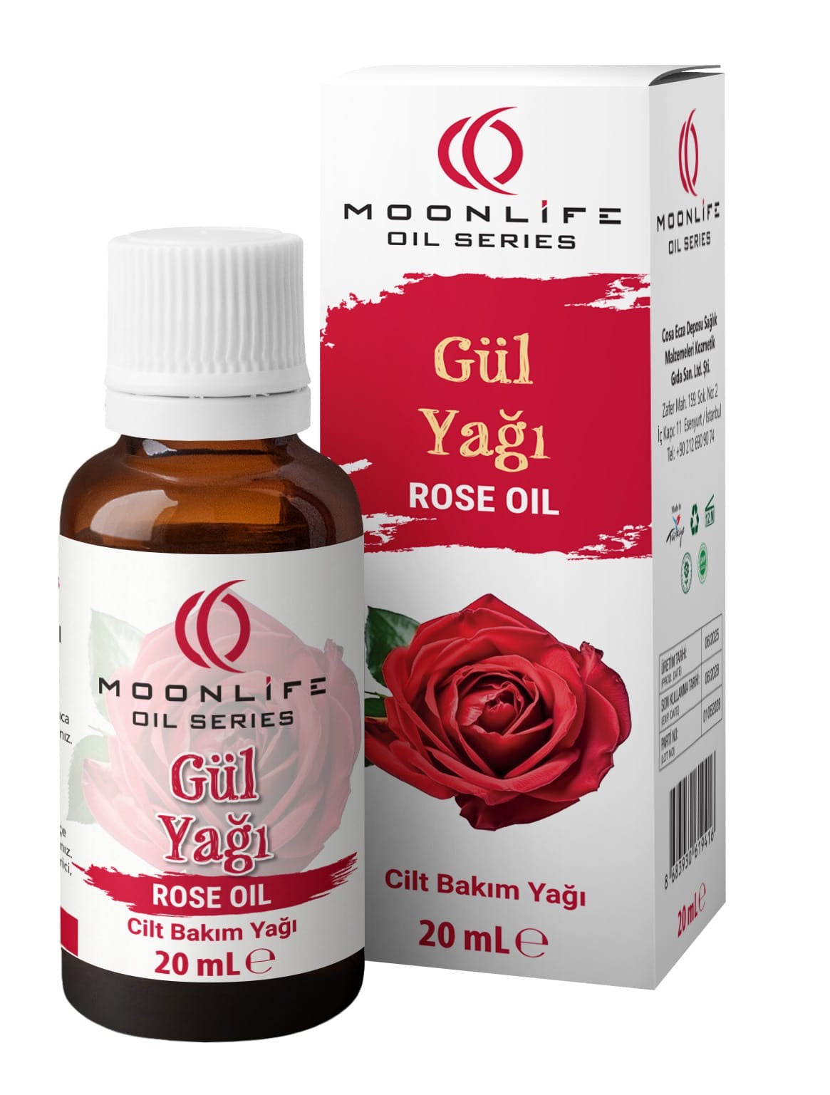 Moonlife Gül Yağı 20ml