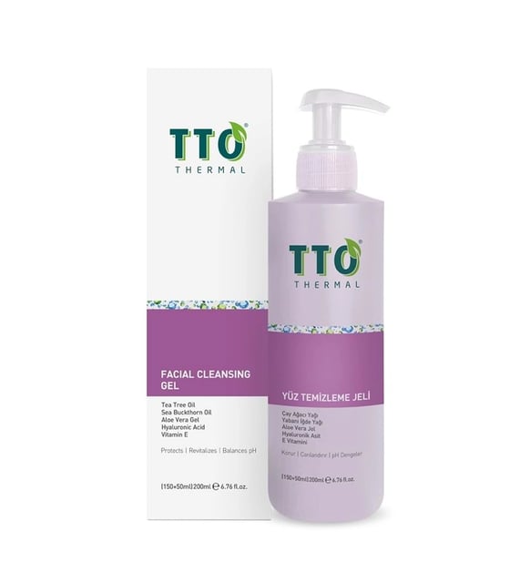 Yüz Temizleme Jeli 150 ml - Normal, Akne ve Rozaseli Ciltler - Çay Ağacı Yağı (Tea Tree Oil)