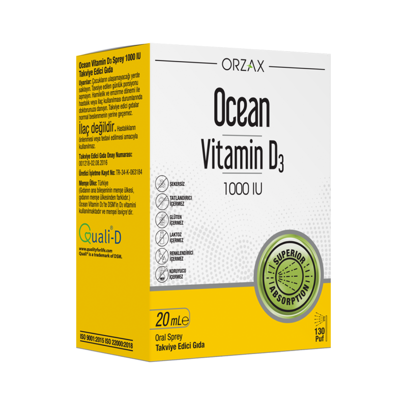 Ocean D Vitamini 1000 IU 130 Puf