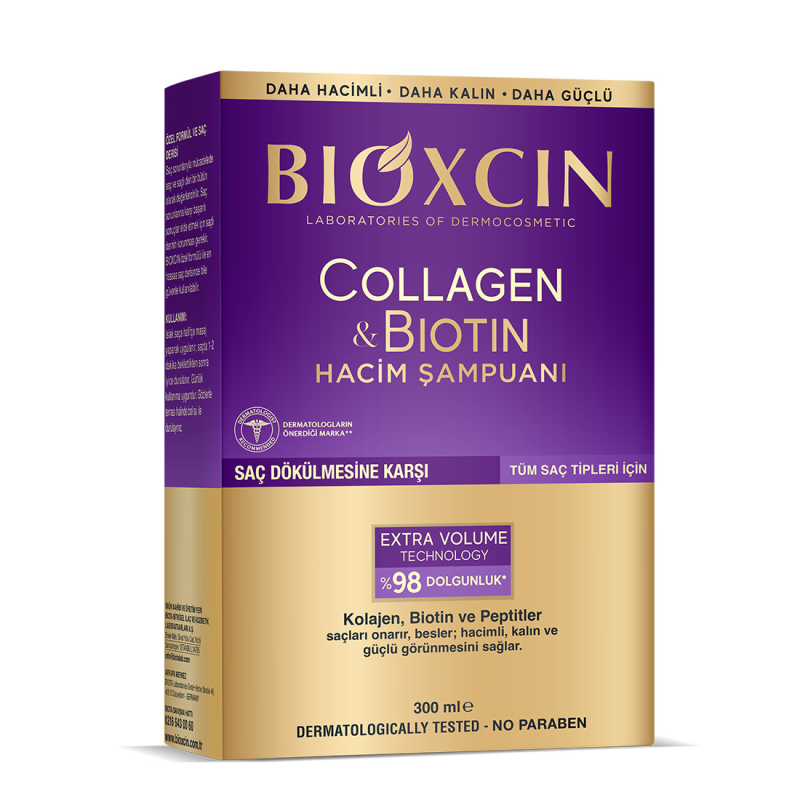 Bioxcin Collagen Biotin Hacim Şampuanı 300 ml