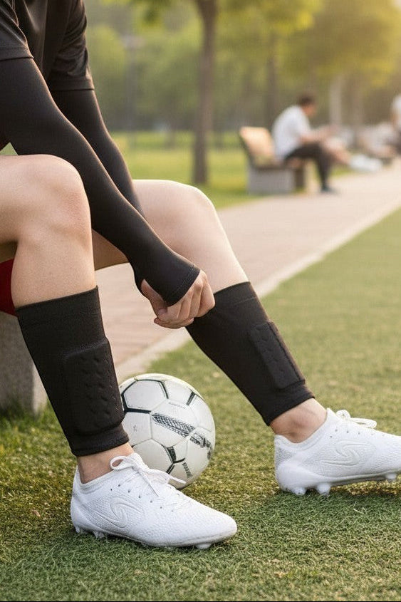 Cnnfarma Futbol Tekmelik Eva Dolgulu Siyah -Kısa