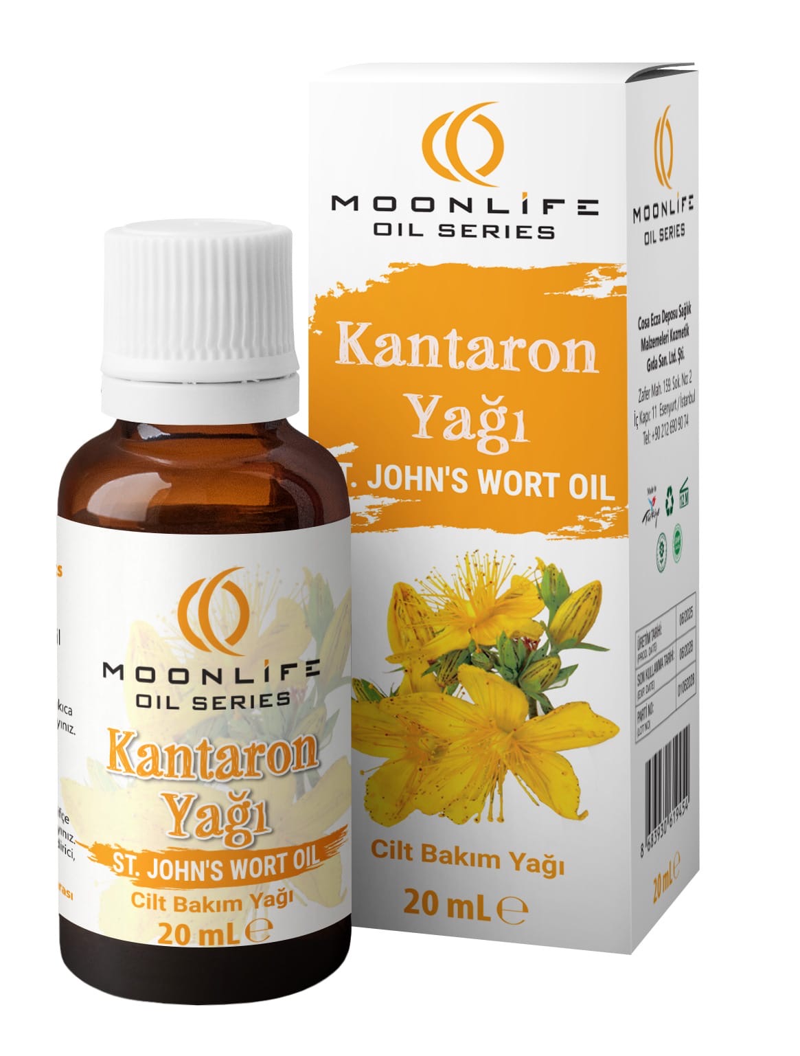 Moonlife Sarı Kantaron Yağı 20ml