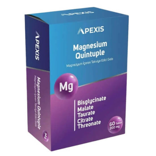 Apexis Magnesium Quintuple 60 Tablet