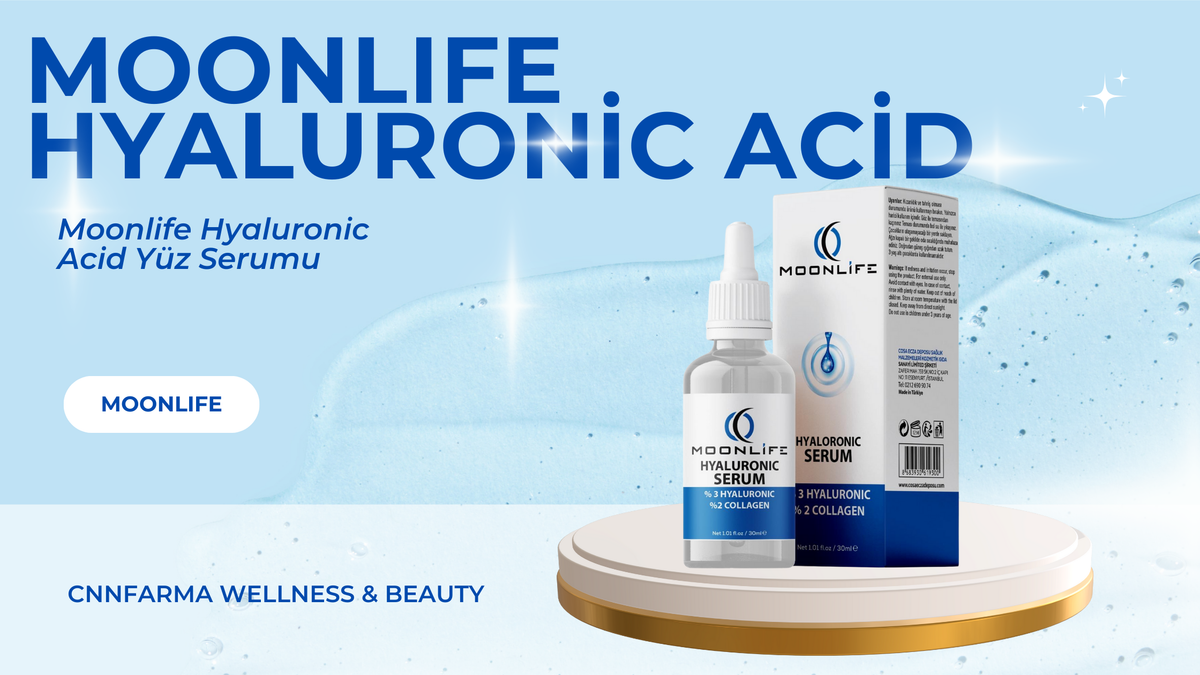 Moon Life Hyaluronic Serum 30 ml - %3 Hyaluronik Asit + %2 Kolajen