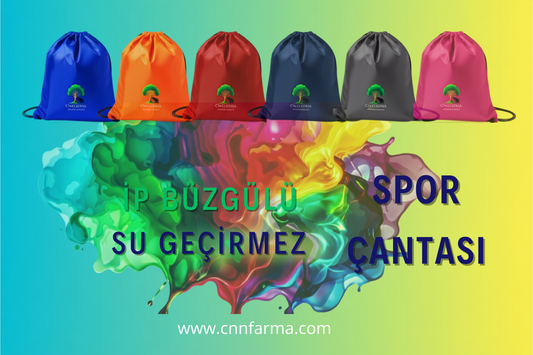 Sporcu Çantası Sırt Çantası Su Geçirmez İp Büzgülü Geniş 35x45 CM Ebat